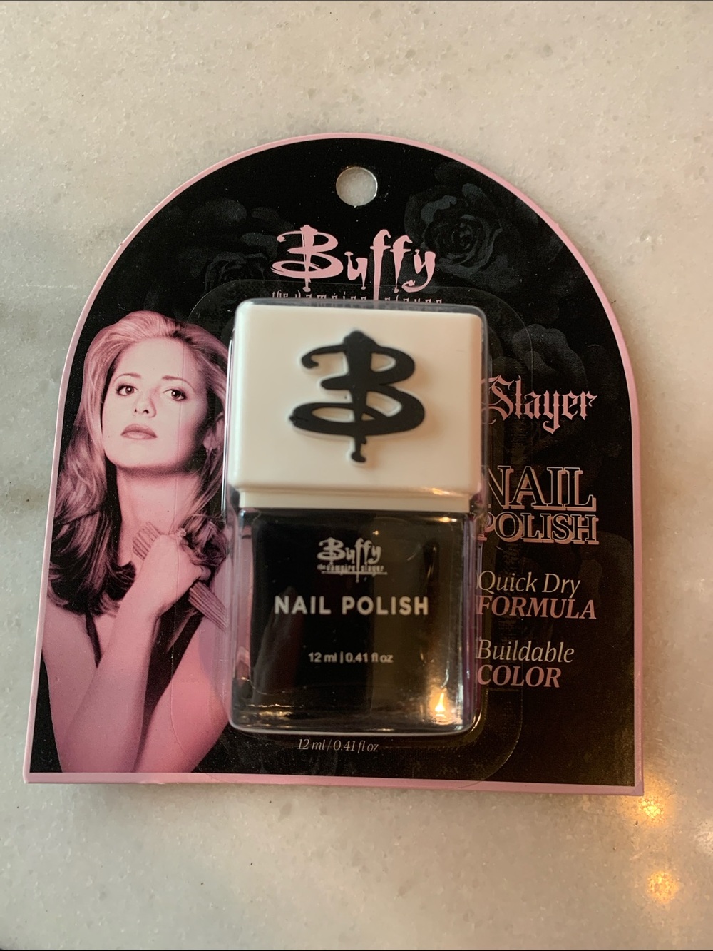 Buffy the Vampire Slayer Black Nail Polish